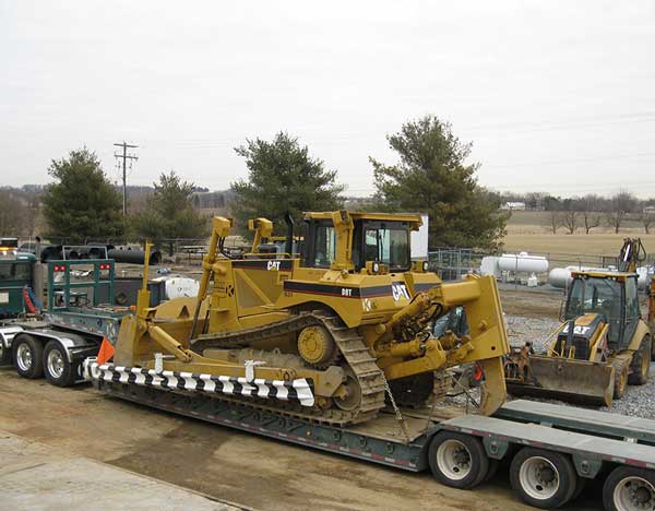 Extra safety measures employed around large equipment